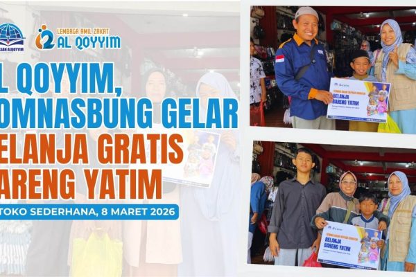 BELANJA BARENG YATIM AL QOYYIM KOMNASBUNG
