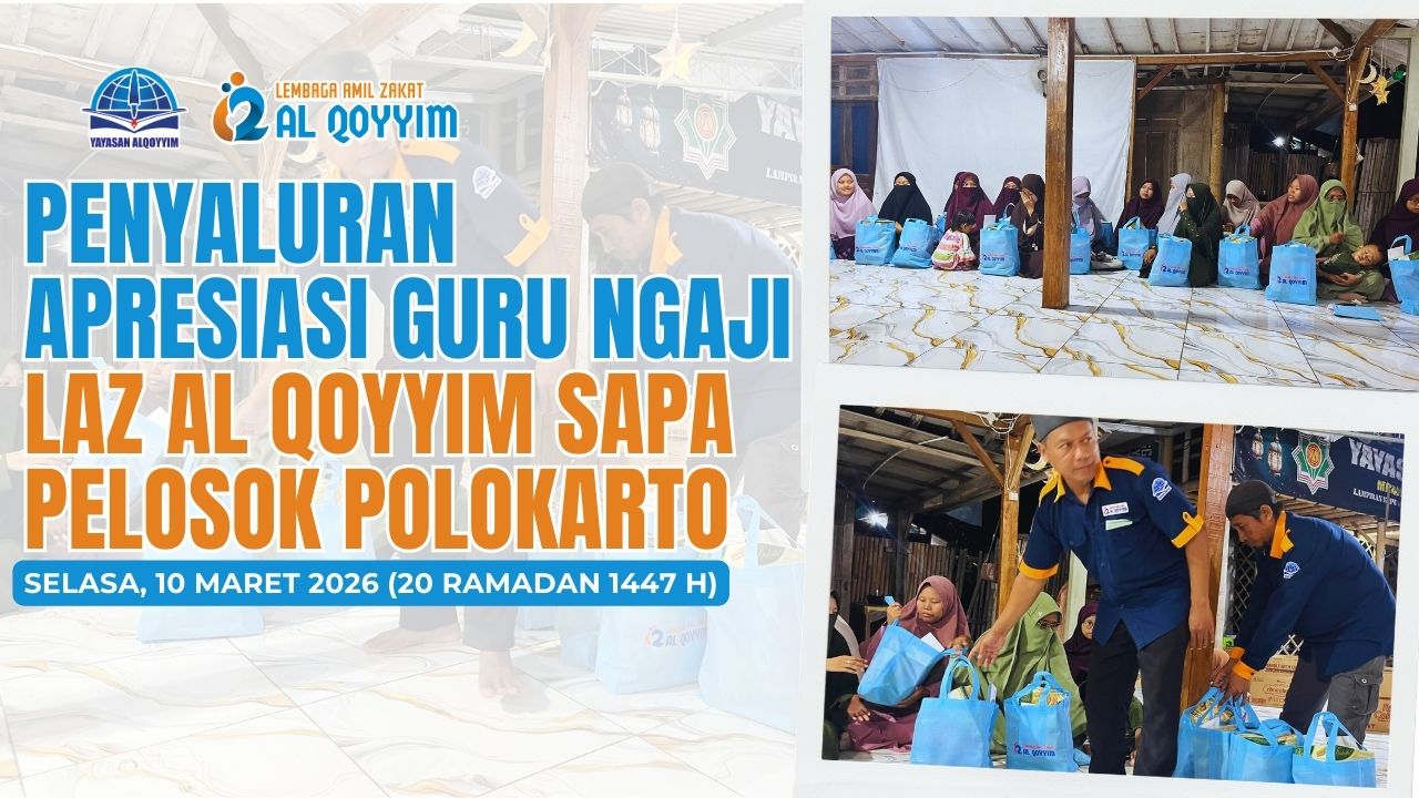 penyaluran apresiasi guru ngaji Ramadan Gemar Berbagi 3 di Griya Tahfidz Ar Raihan Polokarto