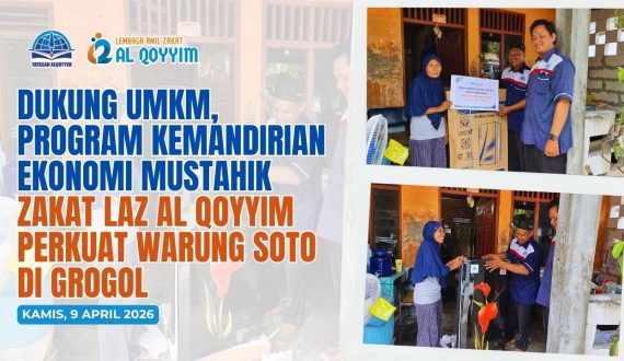Program Kemandirian Ekonomi Mustahik Zakat LAZ Al Qoyyim Perkuat Warung Soto di Grogol