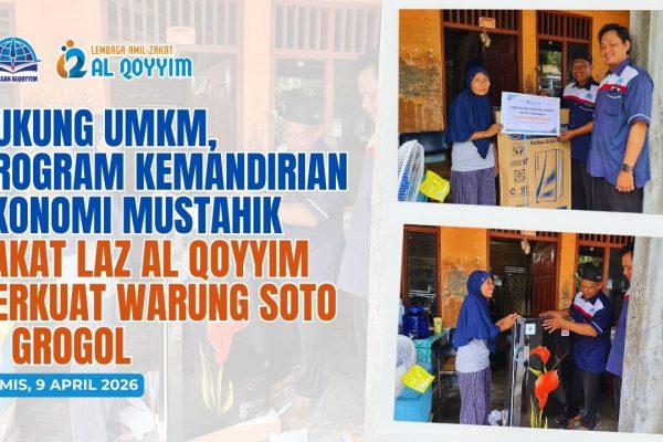 Program Kemandirian Ekonomi Mustahik Zakat LAZ Al Qoyyim Perkuat Warung Soto di Grogol