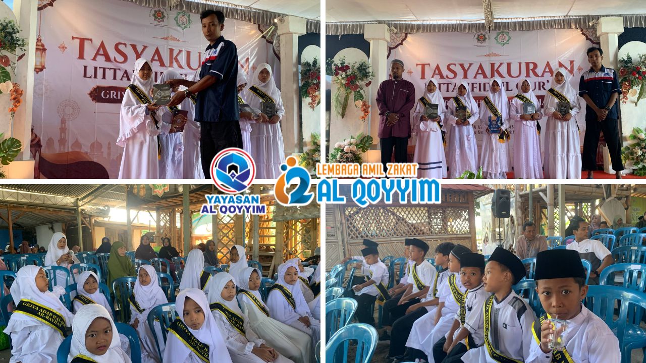 Sedekah Mushaf Quran LAZ Al Qoyyim