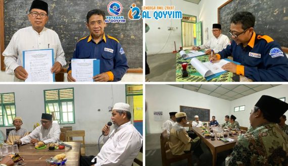 LAZ Al Qoyyim dan Yayasan Islam At-Taqwa Nguter resmi menandatangani MoU pengalihan manajemen LAZIS At-Taqwa guna memperkuat sinergi zakat