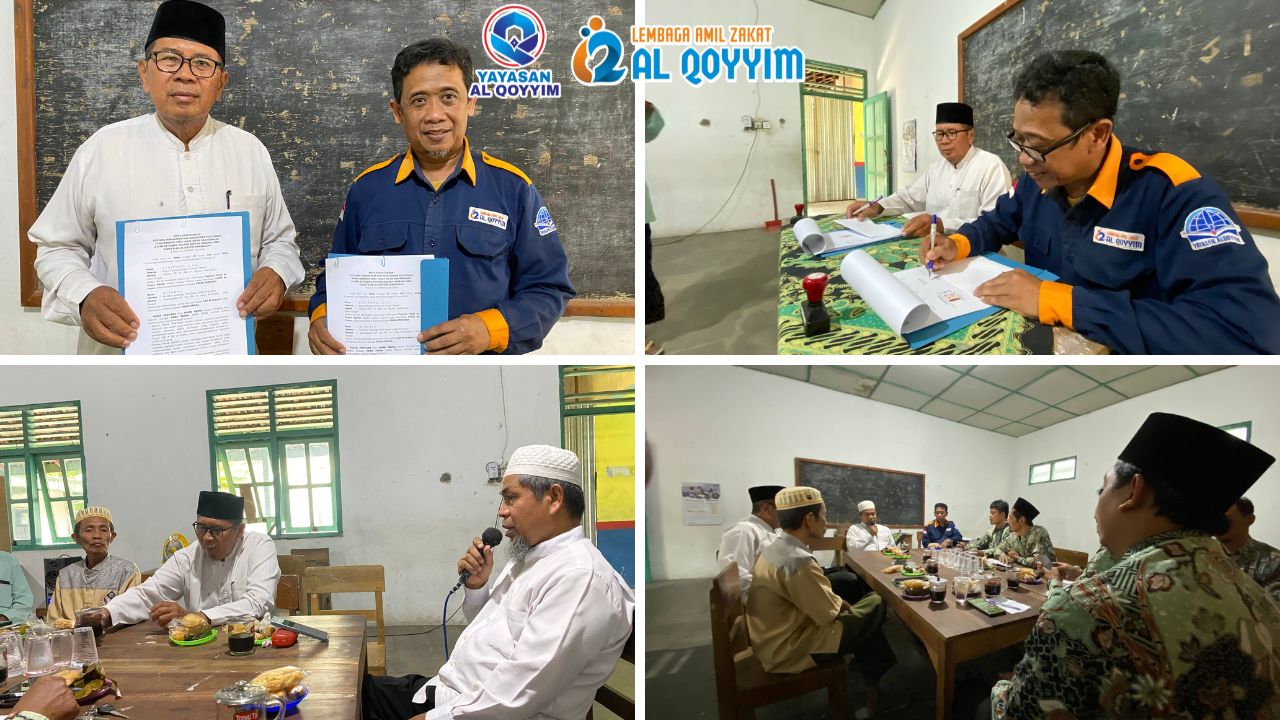 LAZ Al Qoyyim dan Yayasan Islam At-Taqwa Nguter resmi menandatangani MoU pengalihan manajemen LAZIS At-Taqwa guna memperkuat sinergi zakat